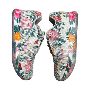 No Bull Women’s Floral Court Trainer White Sz 7.5